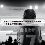 中国乒乓球网(中国乒乓球网站协会网站属于什么类型的页面布局)