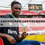 王皓乒乓球比赛视频(王皓乒乓球比赛视频回放)