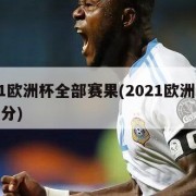 2021欧洲杯全部赛果(2021欧洲杯赛果比分)