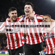 2018世界杯赛程表(2018世界杯赛程 赛果)