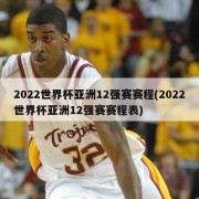 2022世界杯亚洲12强赛赛程(2022世界杯亚洲12强赛赛程表)