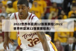 2022世界杯亚洲12强赛赛程(2022世界杯亚洲12强赛赛程表)