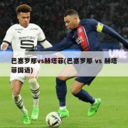 巴塞罗那vs赫塔菲(巴塞罗那 vs 赫塔菲国语)
