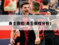 勇士赛程(勇士赛程分析)