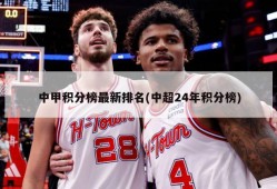 中甲积分榜最新排名(中超24年积分榜)