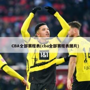 CBA全部赛程表(cba全部赛程表图片)