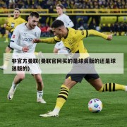 非官方曼联(曼联官网买的是球员版的还是球迷版的)