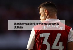 海登海姆vs圣保利(海登海姆vs圣保利历史战绩)