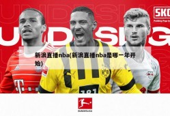 新浪直播nba(新浪直播nba是哪一年开始)