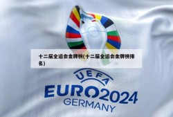 十二届全运会金牌榜(十二届全运会金牌榜排名)