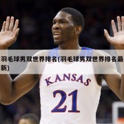 羽毛球男双世界排名(羽毛球男双世界排名最新)