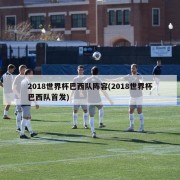 2018世界杯巴西队阵容(2018世界杯巴西队首发)