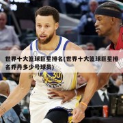 世界十大篮球巨星排名(世界十大篮球巨星排名乔丹多少号球员)