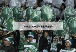 ac米兰(ac米兰球员名单全部)