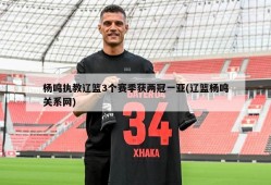 杨鸣执教辽篮3个赛季获两冠一亚(辽篮杨鸣关系网)