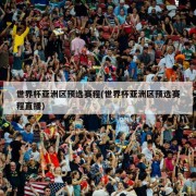 世界杯亚洲区预选赛程(世界杯亚洲区预选赛程直播)