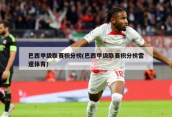 巴西甲级联赛积分榜(巴西甲级联赛积分榜雷速体育)