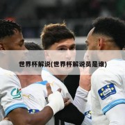 世界杯解说(世界杯解说员是谁)