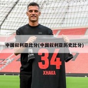 中国叙利亚比分(中国叙利亚历史比分)