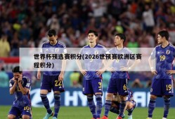 世界杯预选赛积分(2026世预赛欧洲区赛程积分)