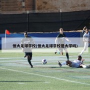 恒大足球学校(恒大足球学校是大学吗)