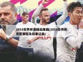2018世界杯赛程结果图(2018世界杯完整赛程及结果记录)