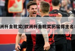 欧洲杯金靴奖(欧洲杯金靴奖历届得主名单)