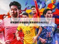 世预赛积分榜最新(世预赛积分榜2022)