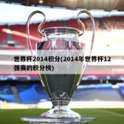 世界杯2014积分(2014年世界杯12强赛的积分榜)