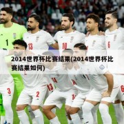 2014世界杯比赛结果(2014世界杯比赛结果如何)