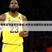 世界足球国家队排名(世界足球国家队排名榜)