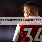 德国对韩国世界杯(德国队韩国队韩日世界杯)