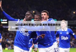 u23亚洲杯赛程(u23亚洲杯赛程表积分榜)