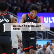 2013nba选秀名单(2013nba选秀重排)