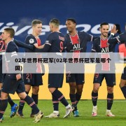 02年世界杯冠军(02年世界杯冠军是哪个国)