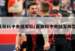 莫斯科中央陆军队(莫斯科中央陆军阵型)