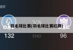 羽毛球比赛(羽毛球比赛红牌)