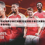 羽毛球男子单打决赛(羽毛球男子单打决赛石宇奇夺冠)