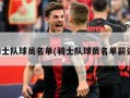 骑士队球员名单(骑士队球员名单薪资)