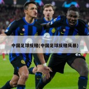 中国足球反赌(中国足球反赌风暴)