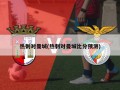 热刺对曼城(热刺对曼城比分预测)